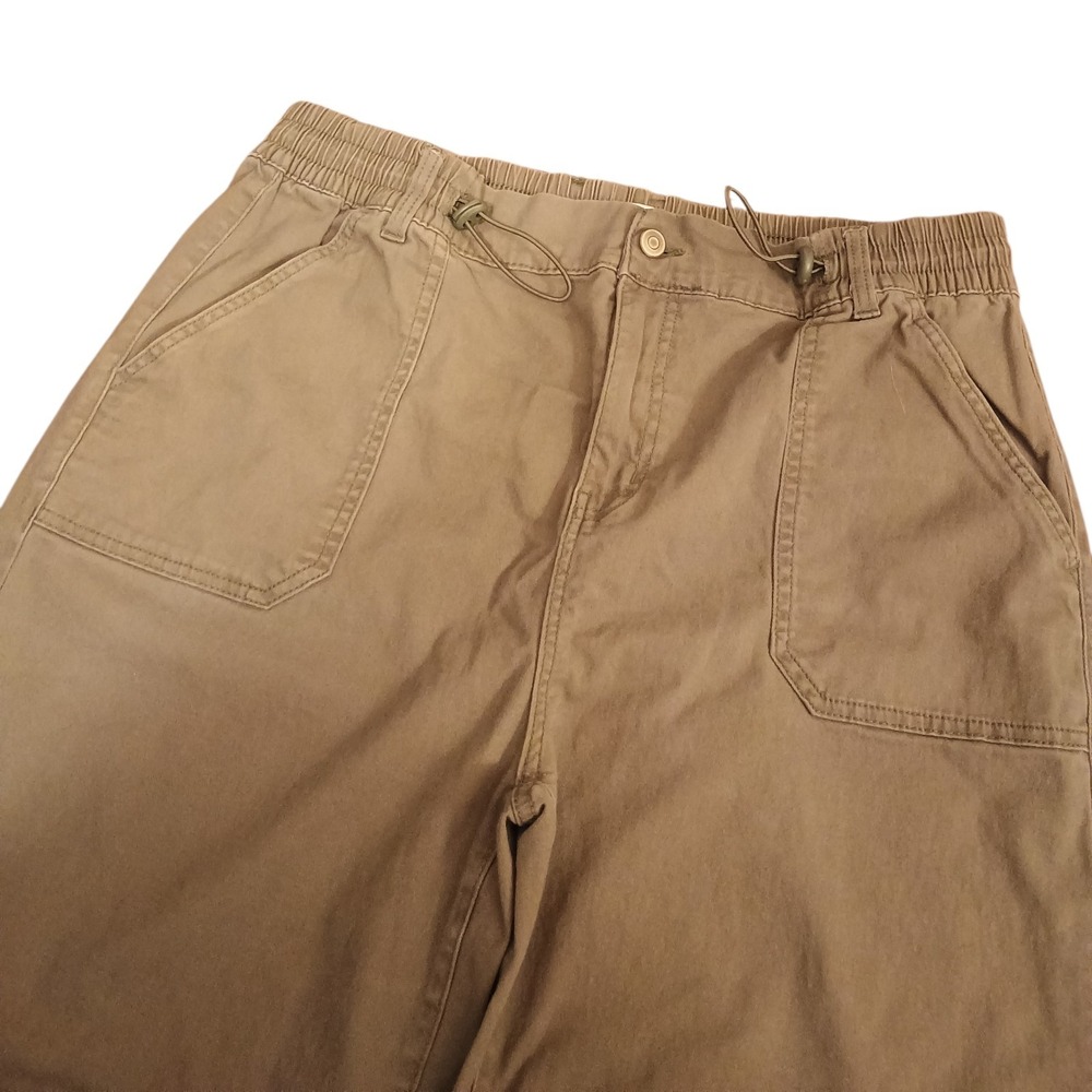 Celebrity Pink Women Parachute Leg Pants Dusty Olive Gorpcore Streetwear Size 2X - Picture 3 of 7